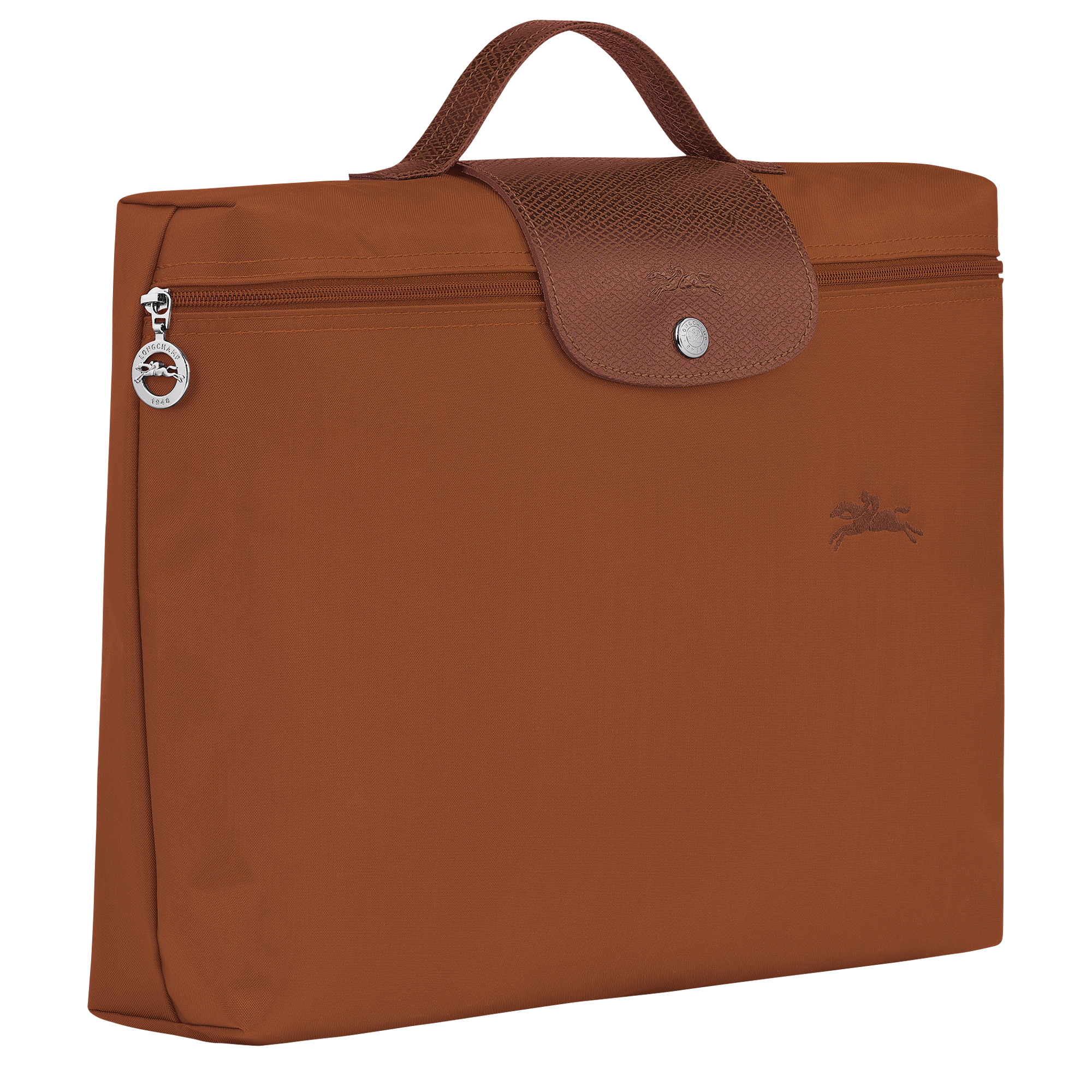 Le Pliage Green S Briefcase Cognac - Recycled canvas - 3