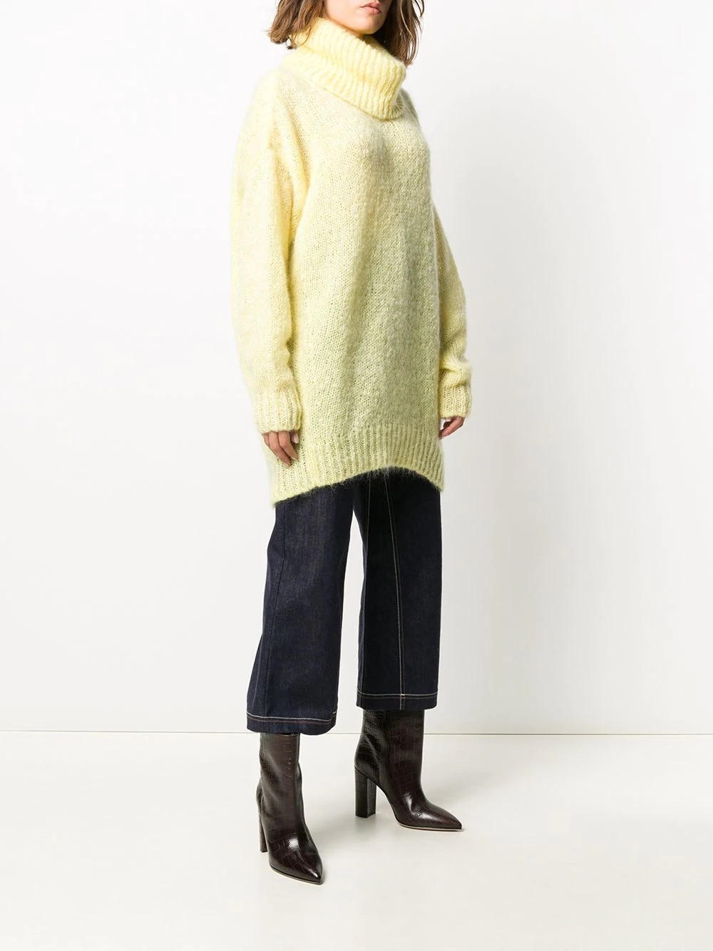 oversized mohair wool jumper - 3