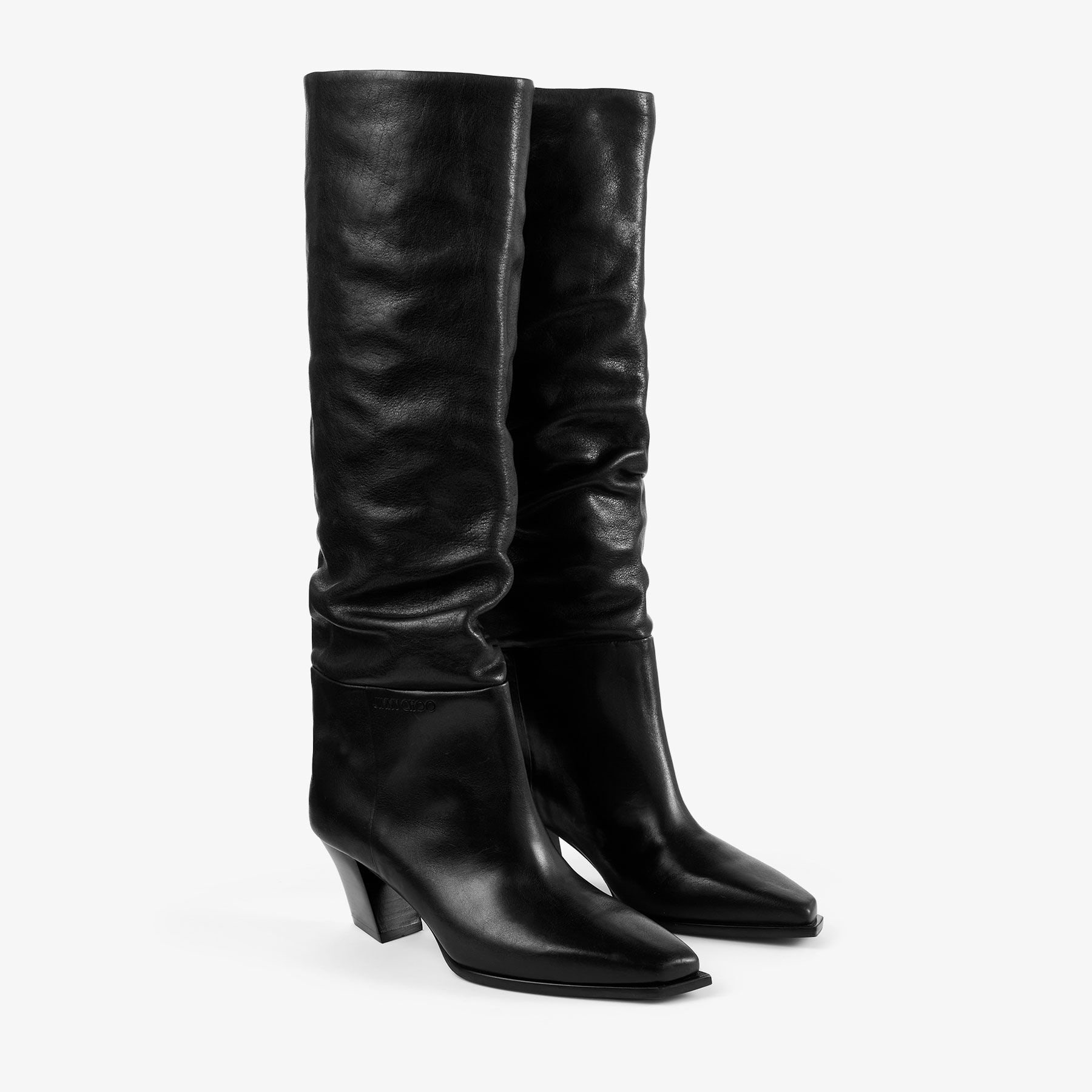 Hart Knee Boot 60
Black Shiny Calf Leather Knee High Boot - 2