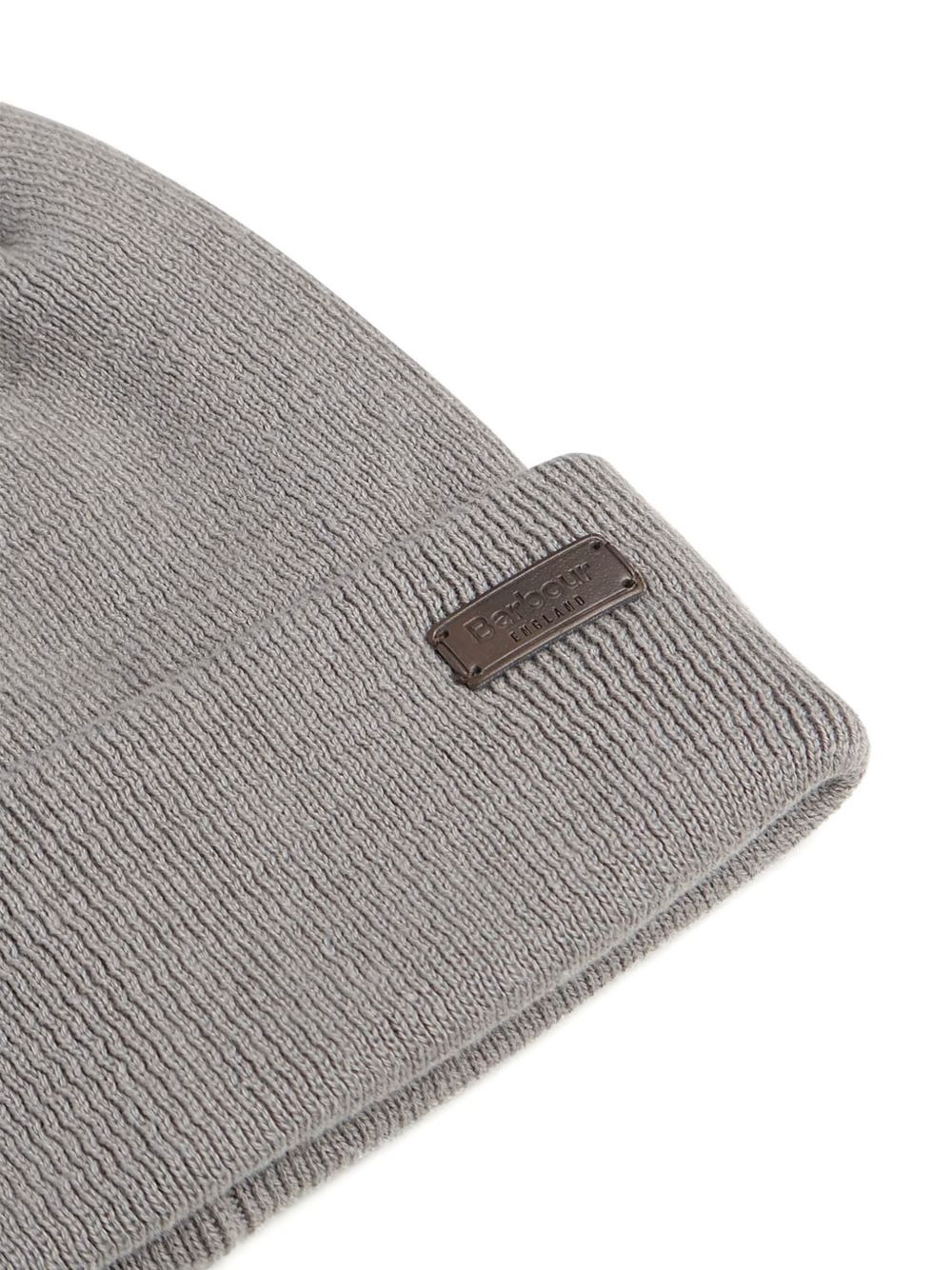checked scarf and beanie set - 2
