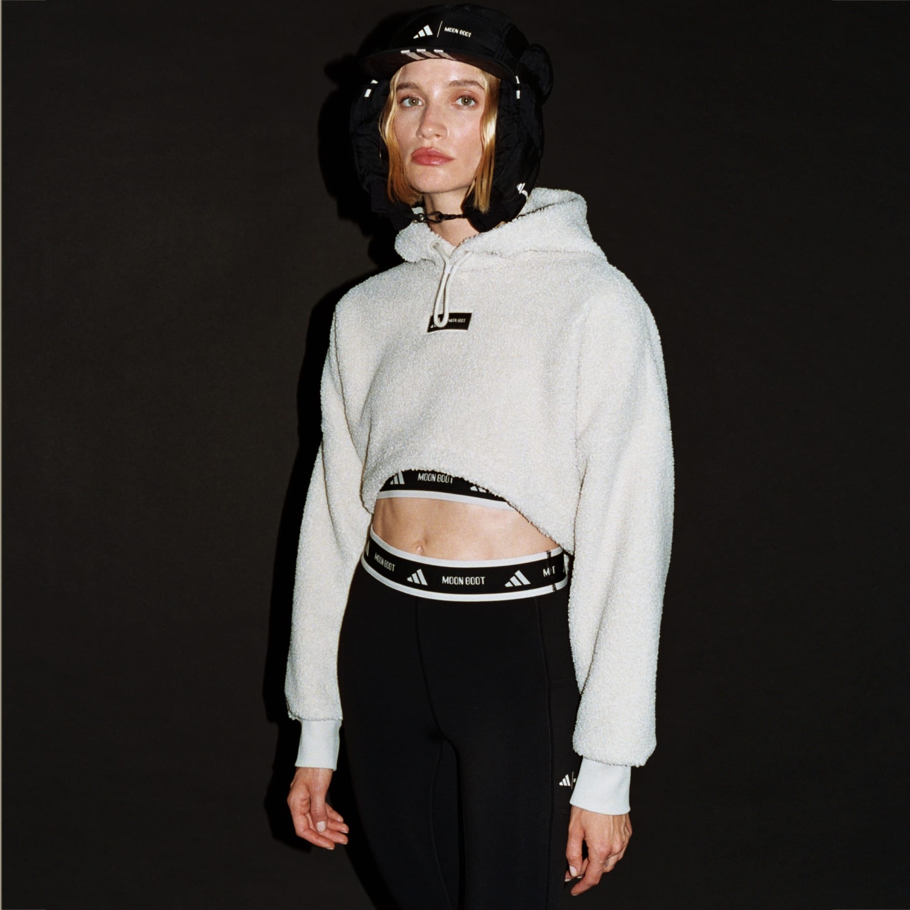 adidas x MOON BOOT Cropped Hoodie - 2