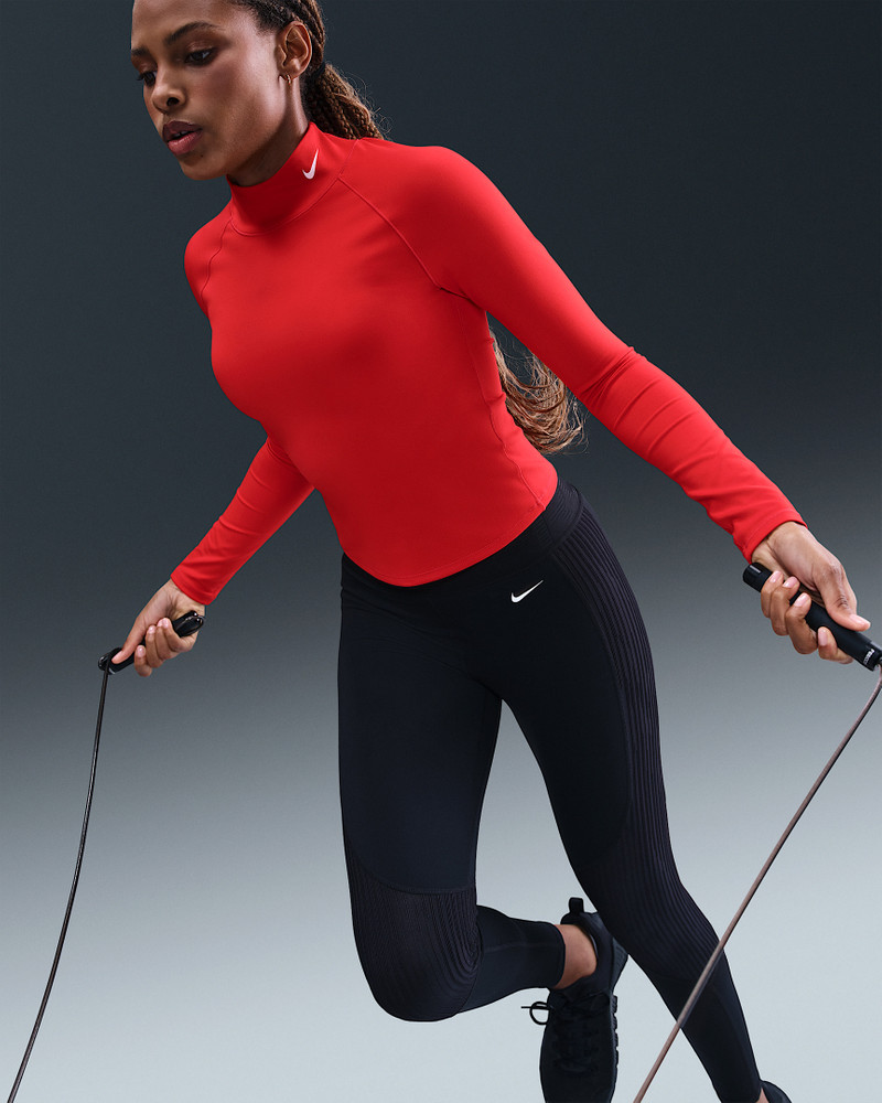 Nike Pro Women's Dri-FIT Long-Sleeve Mock-Neck Top 3