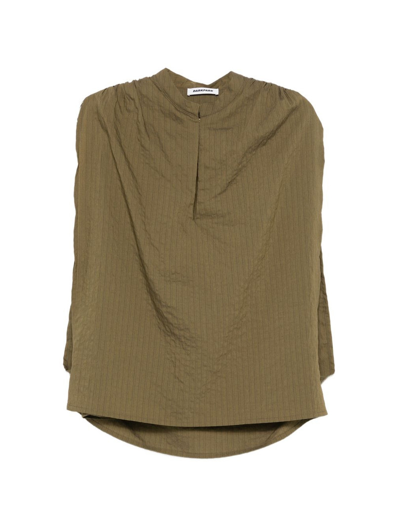 Tracy textured gathered blouse 1