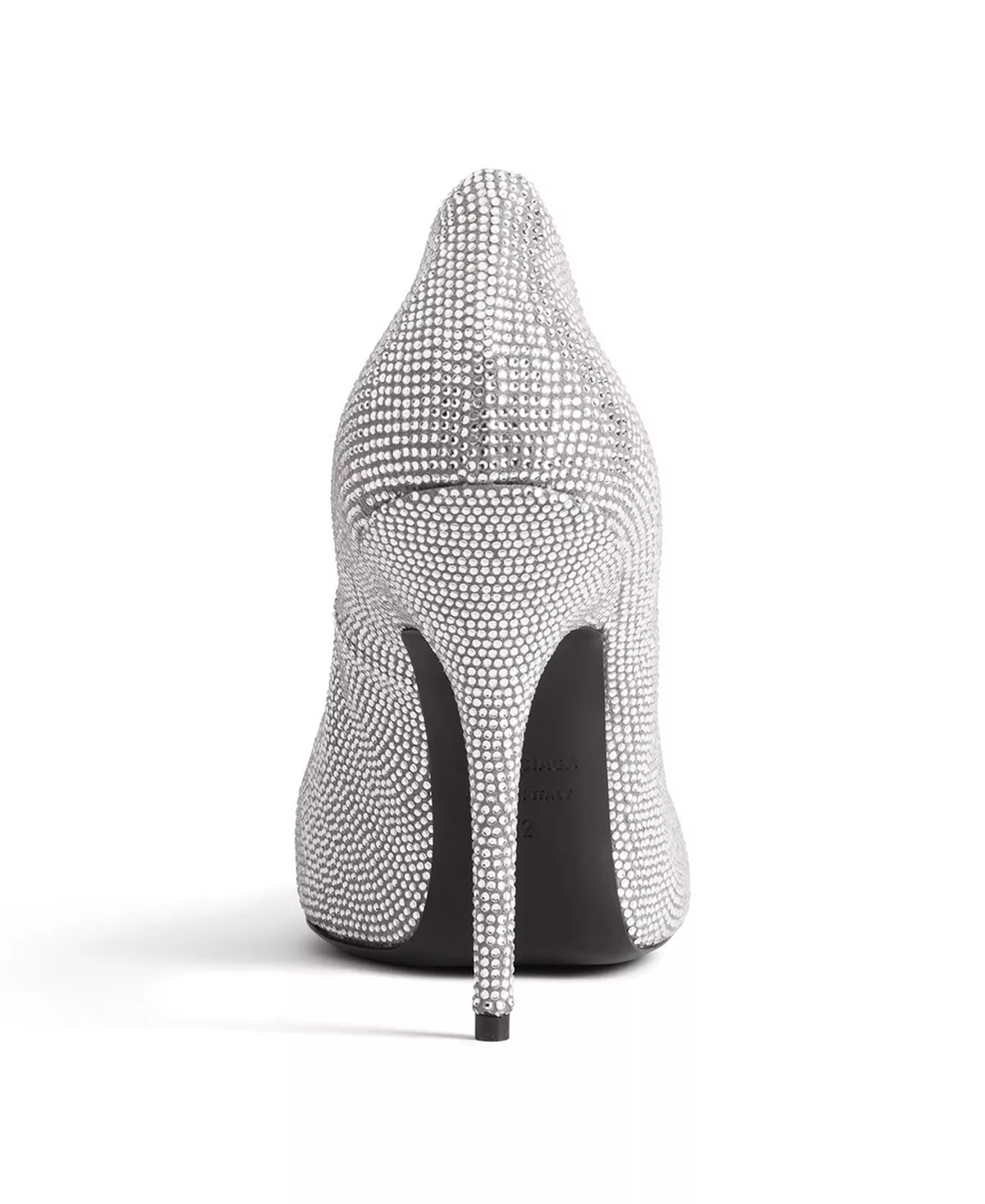 Clutch Knife with Rhinestones Shoe - 4