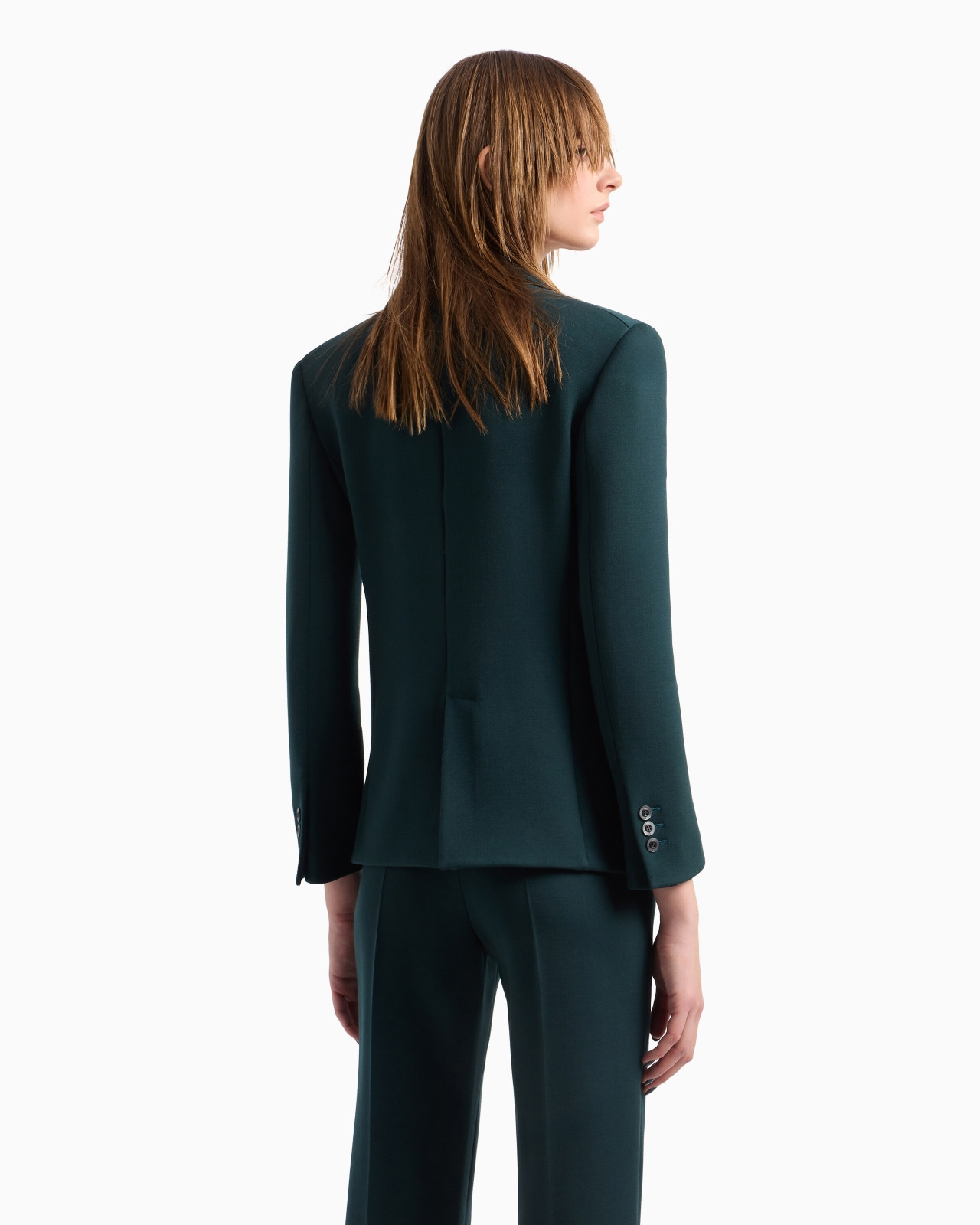 Double-breasted jacket in stretch double-sided wool - 3