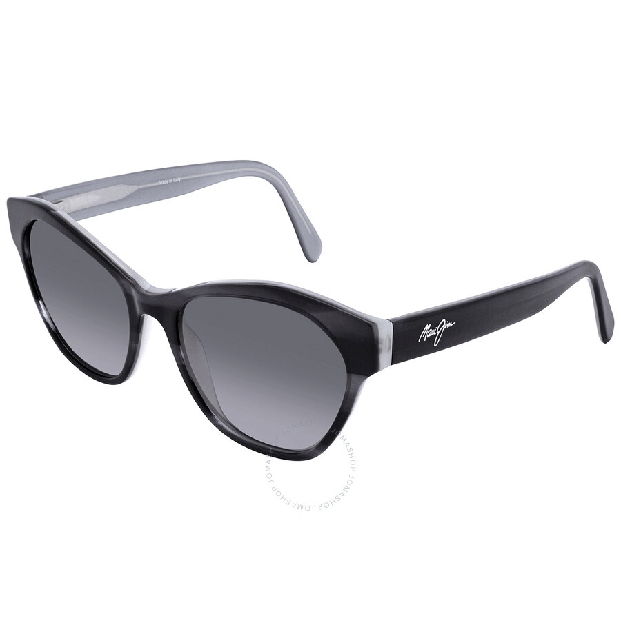 Maui Jim Kila Neutral Grey Browline Ladies Sunglasses GS819-02A 54 - 3