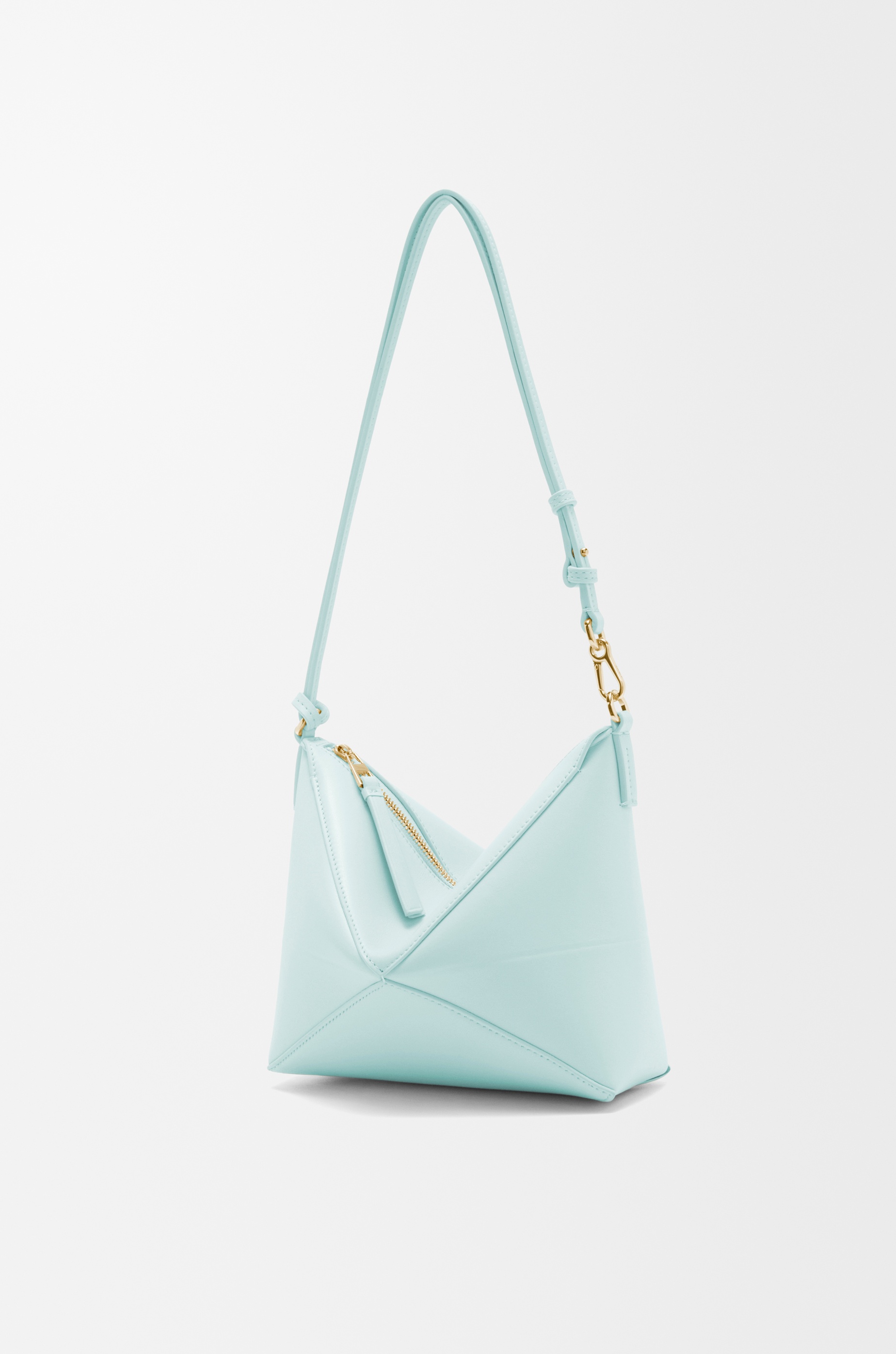 Puzzle Fold pouch in shiny nappa calfskin - 4