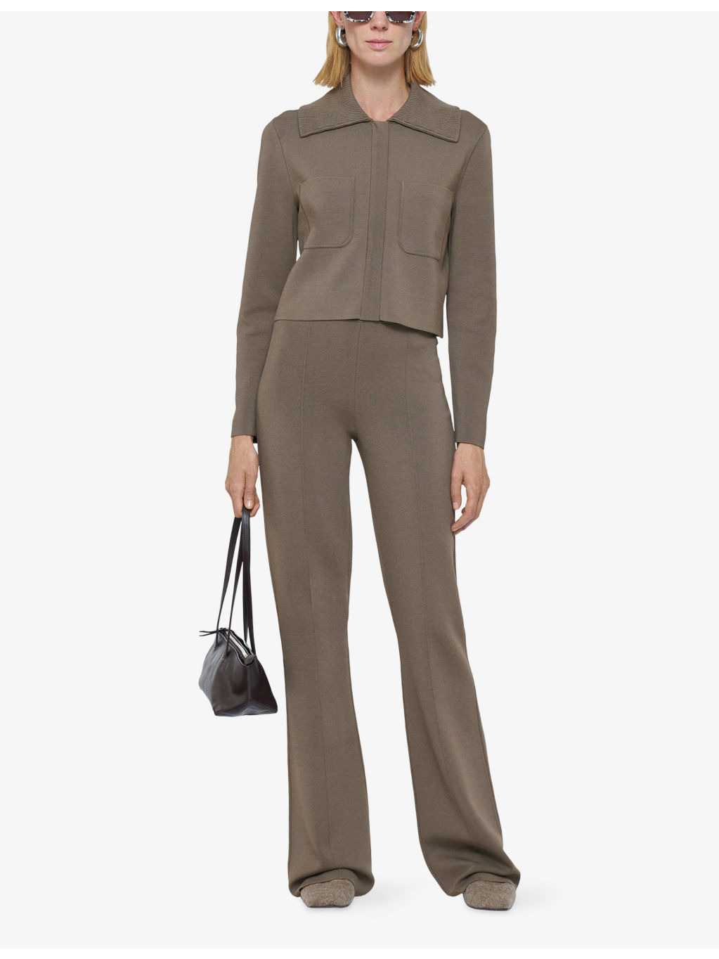 Milano Stretch-Knit Short Jacket - 2