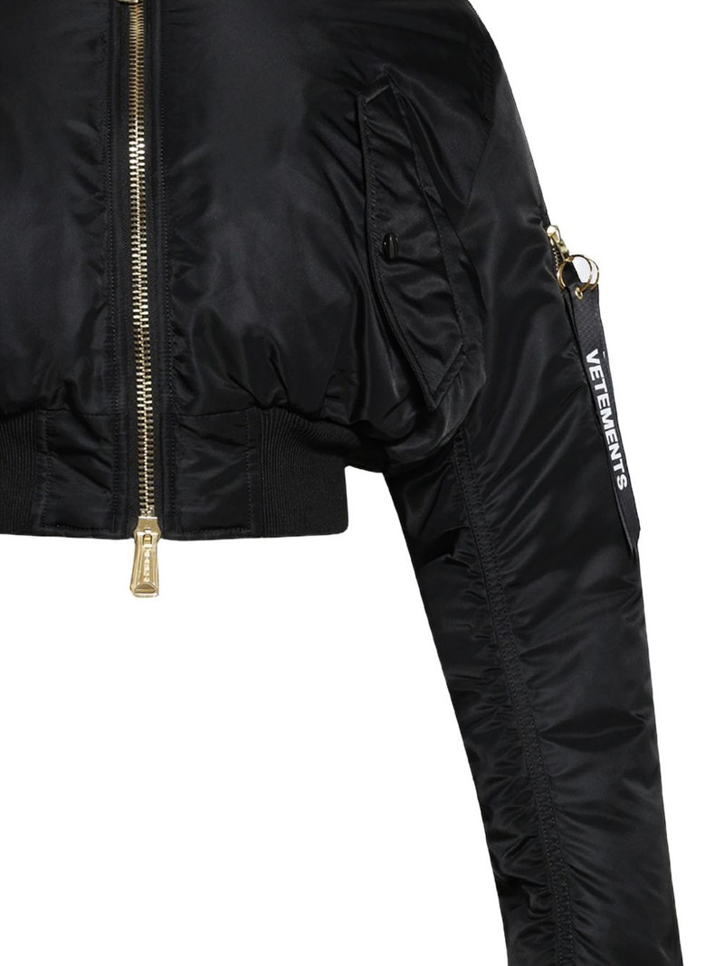 VETEMENTS double zip bomber jacket outlook