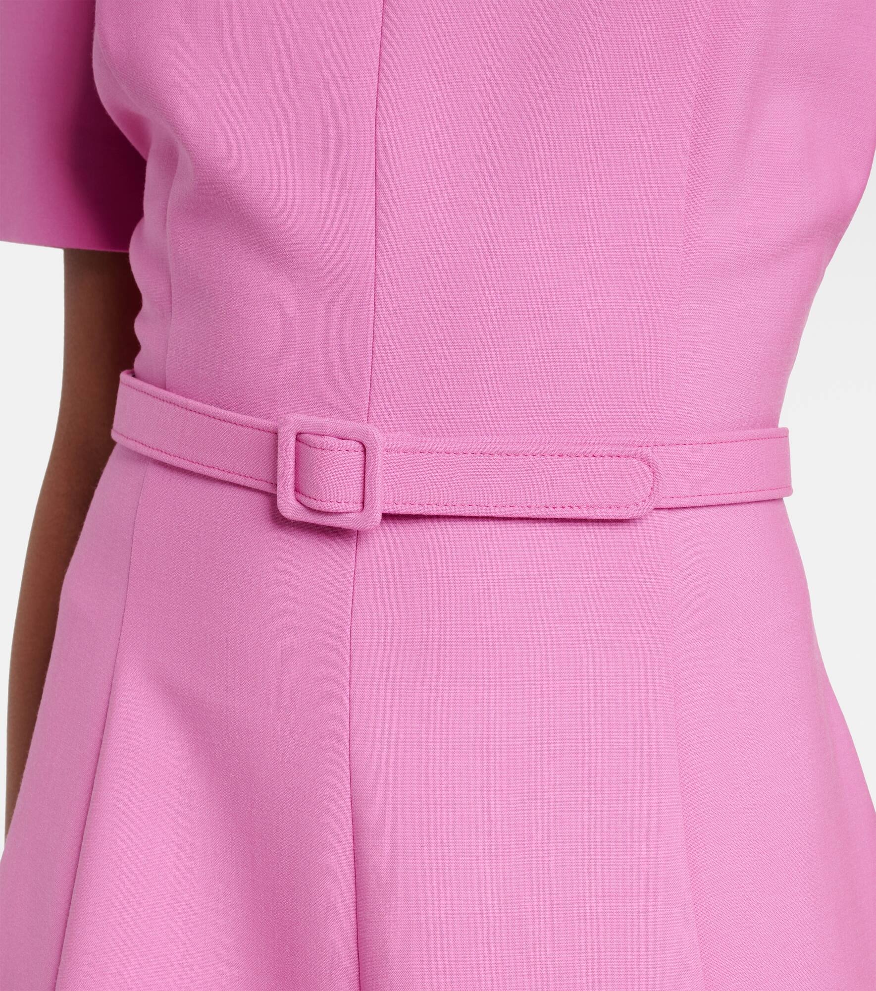 Wool-blend midi dress - 5