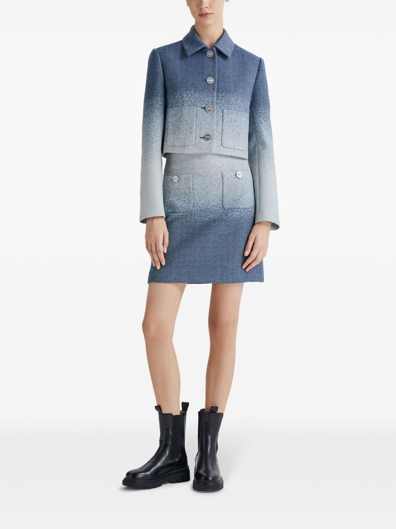 Ports 1961 gradient-effect A-line skirt outlook