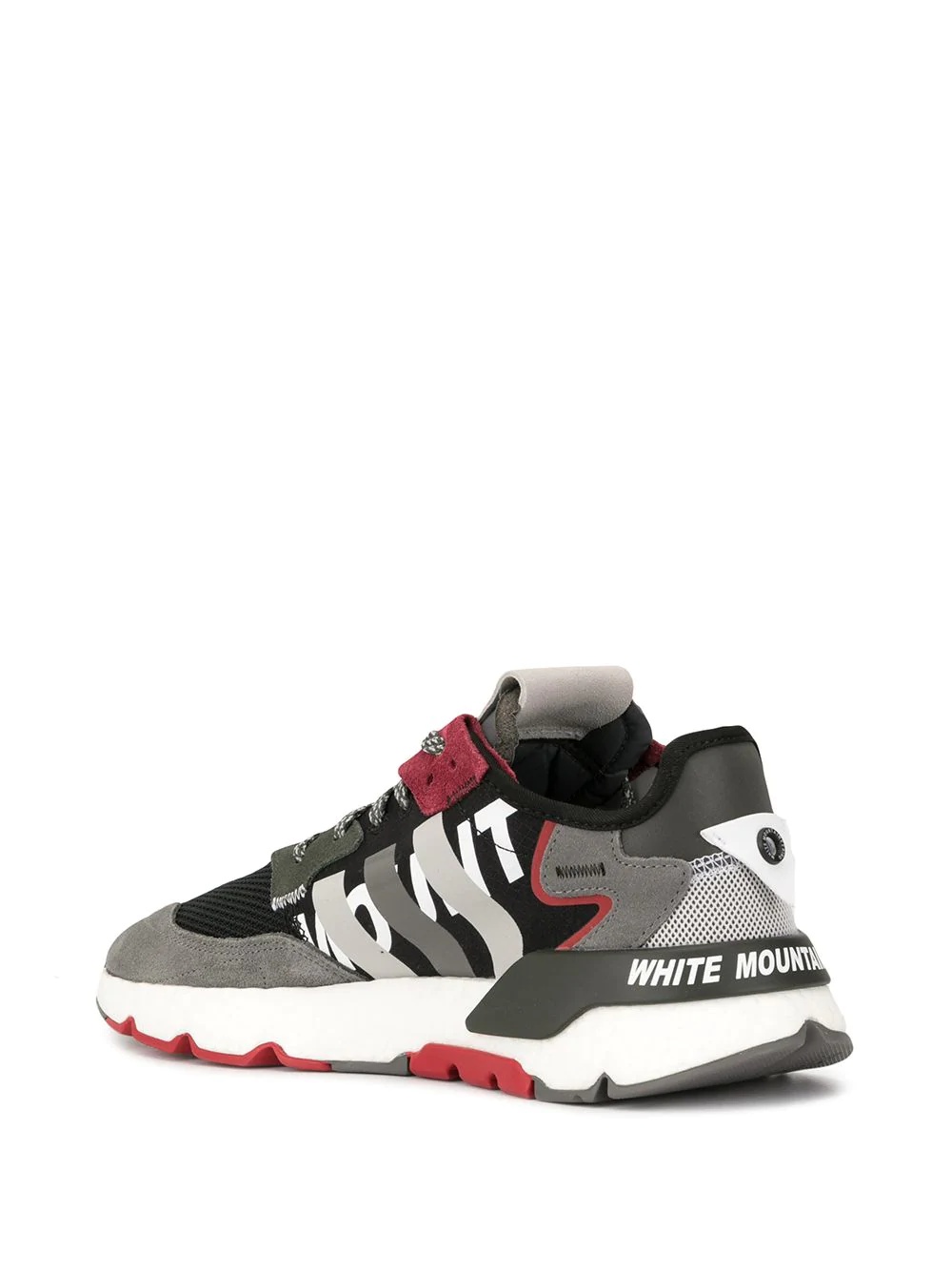 colour block panelled sneakers - 3