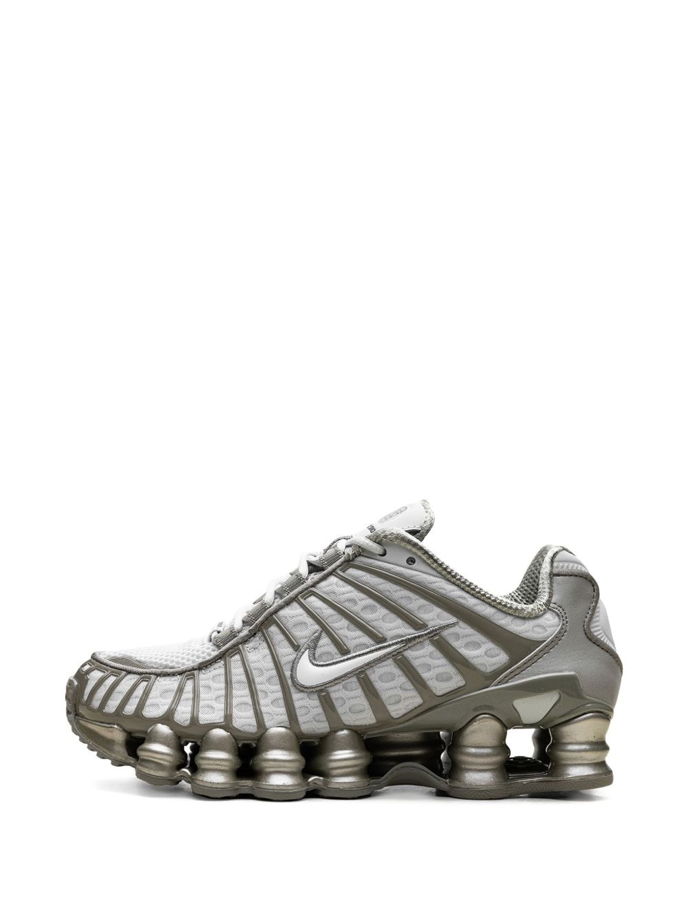 Shox TL "Light Silver/White/Light Army" sneakers - 5