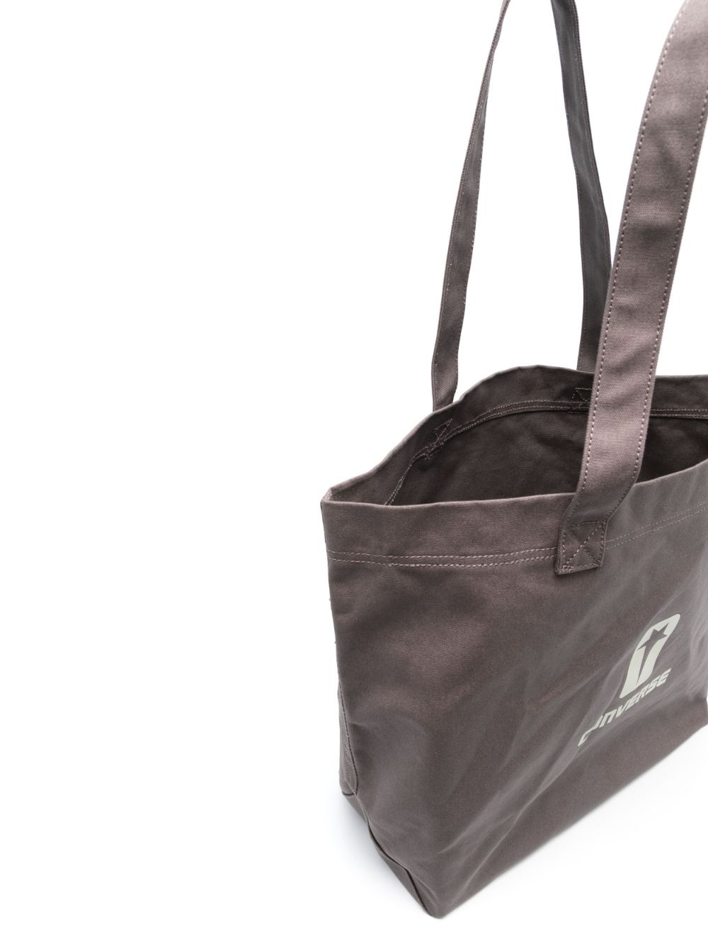 logo-print canvas tote bag - 5