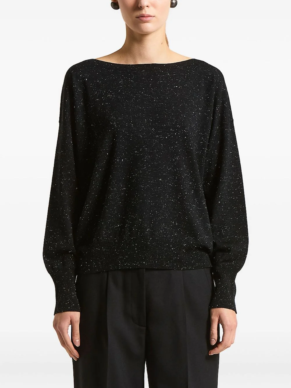 boat-neck knitwear - 1