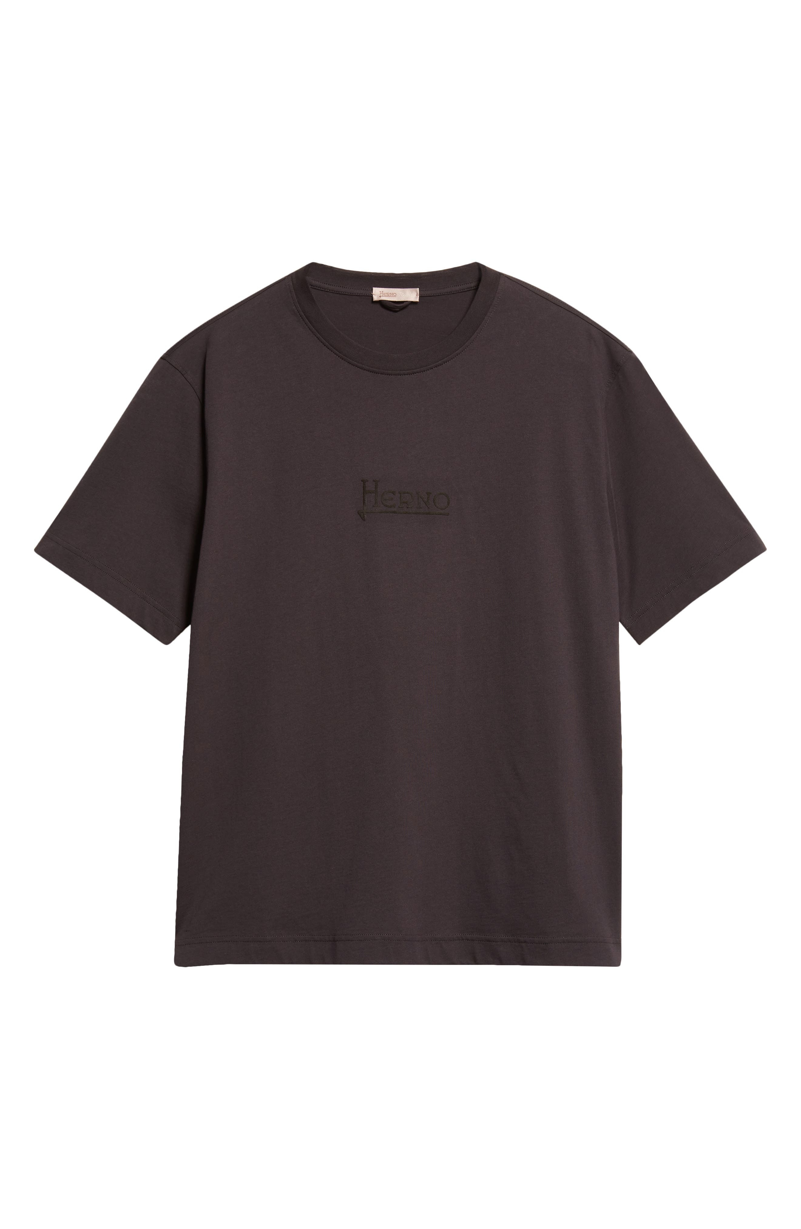 Herno Logo Cotton Jersey T-Shirt in Blue Navy at Nordstrom - 5