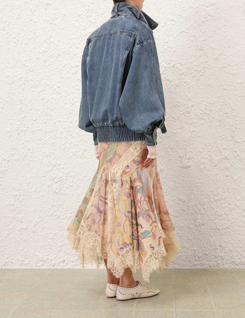EDEN SPLICED MAXI SKIRT - 4