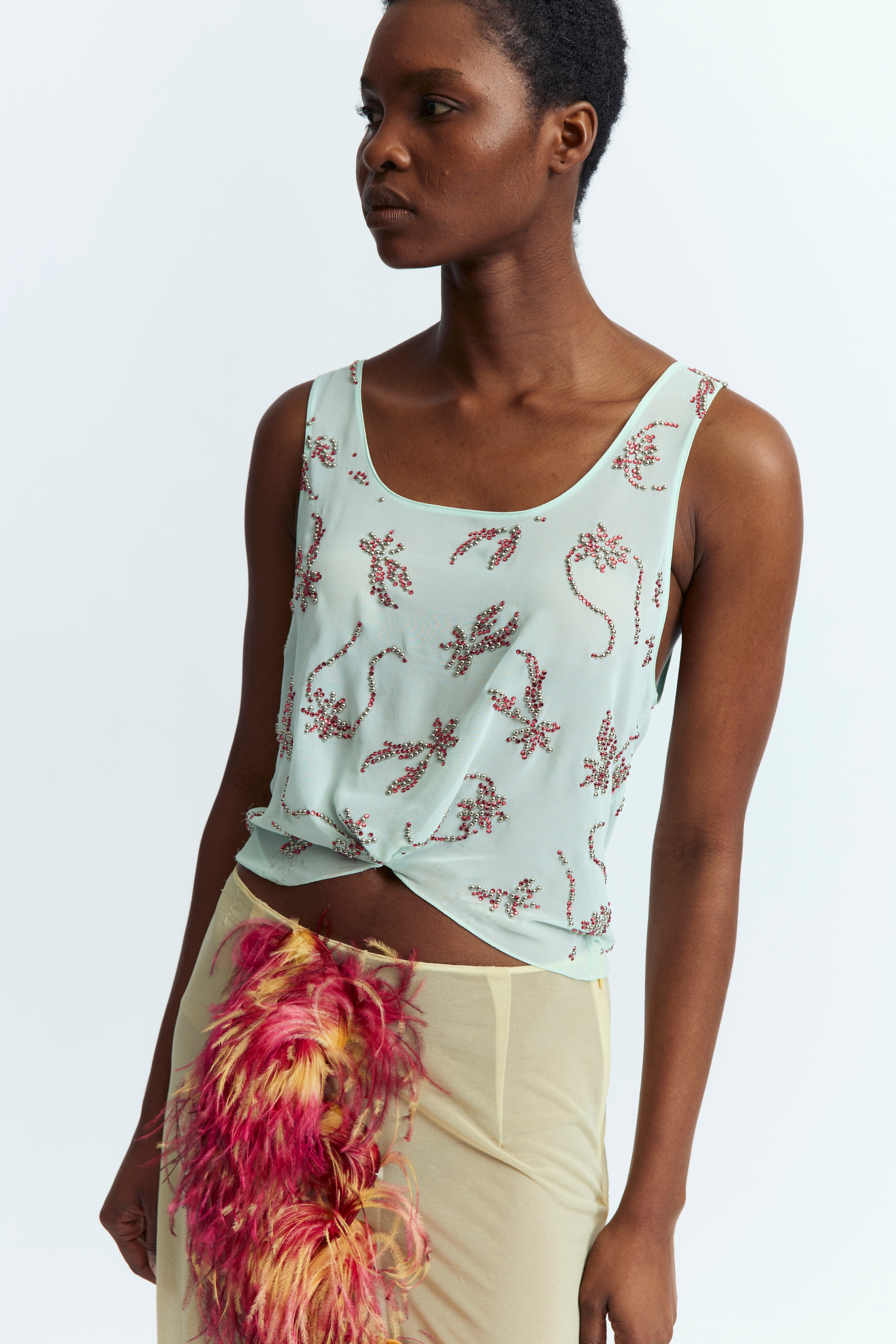 GILDA TOP IN CHIFFON - 2