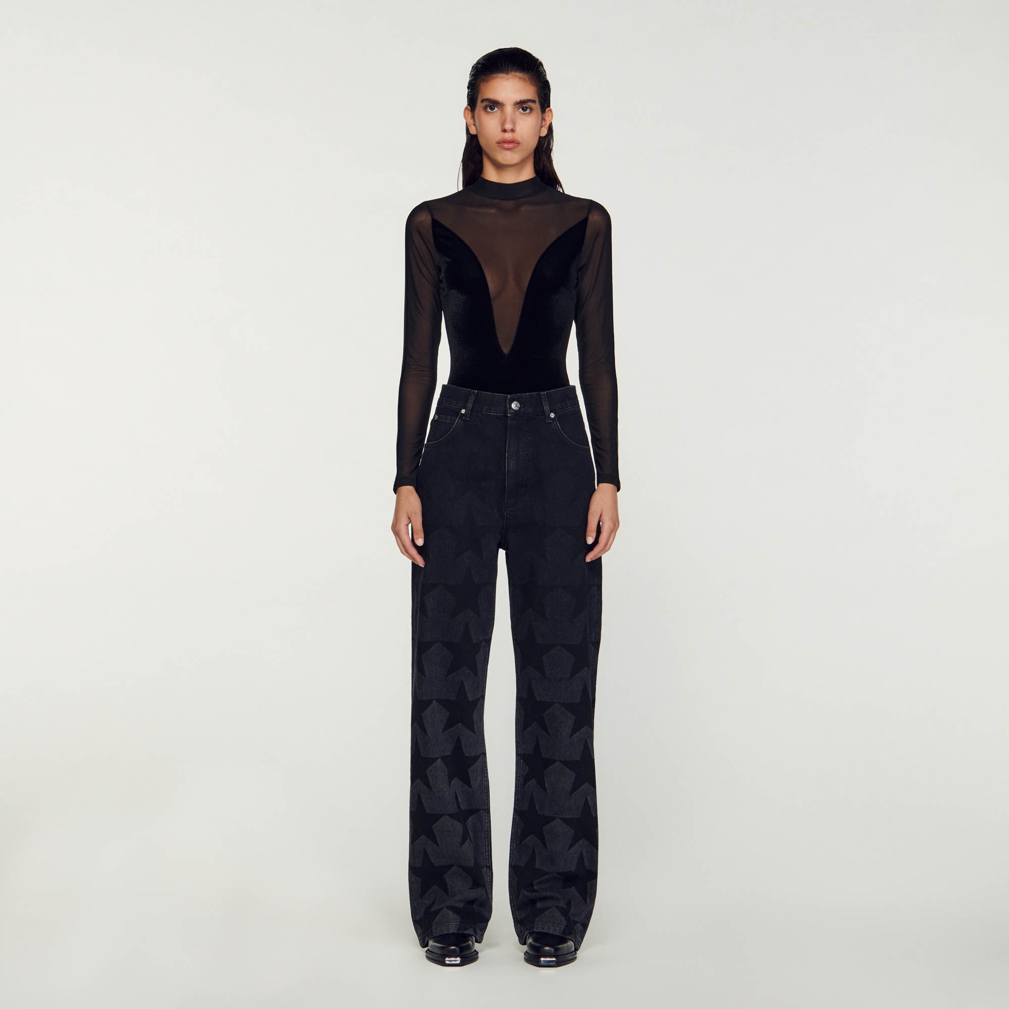 STARRY STRAIGHT-LEG JEANS - 3
