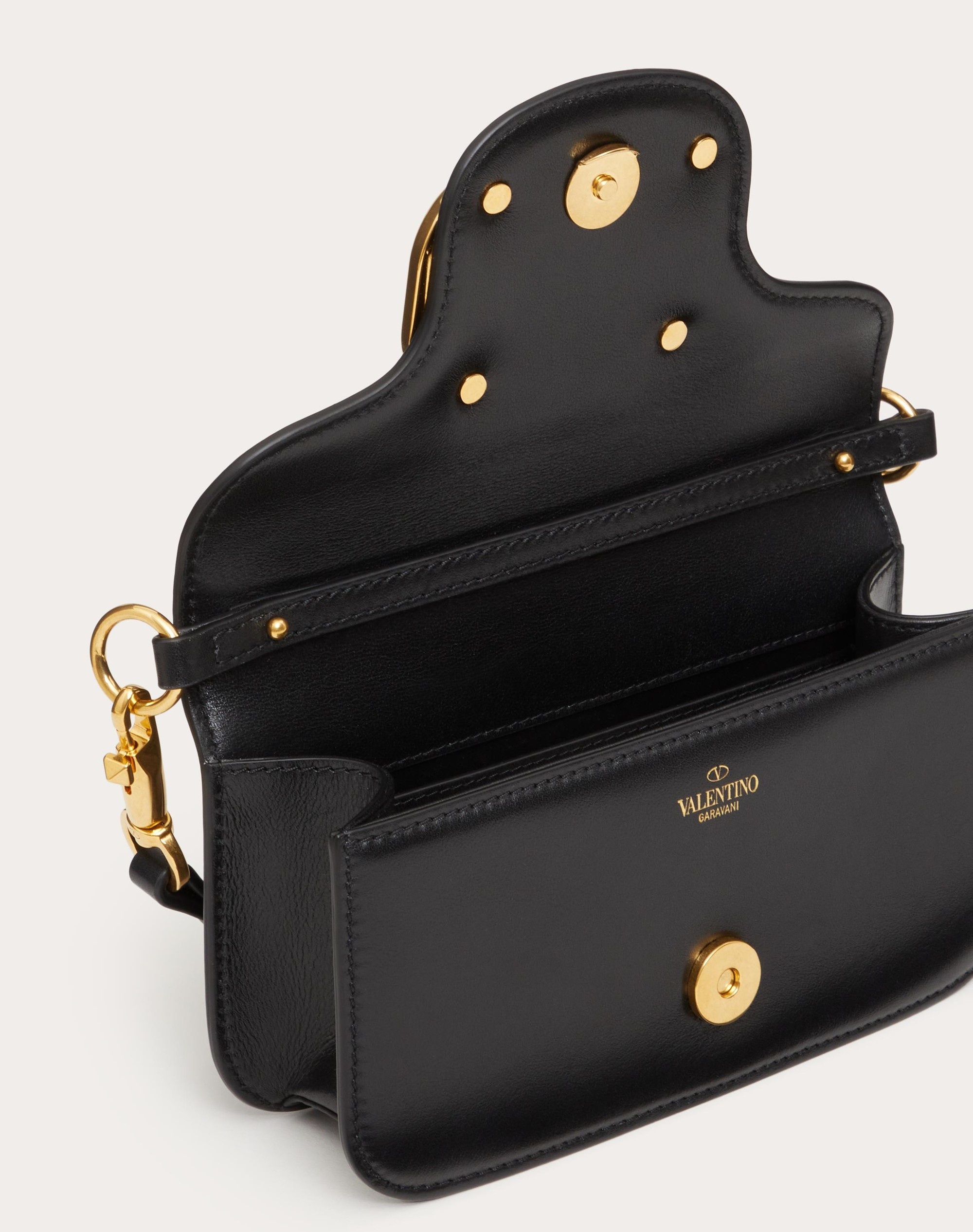 VALENTINO GARAVANI LOCÒ SMALL SHOULDER BAG IN CALFSKIN - 7