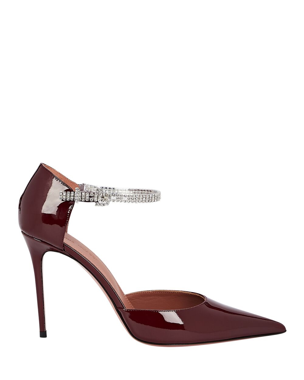 Ursina Crystal-Embellished Patent-Leather Pumps - 1