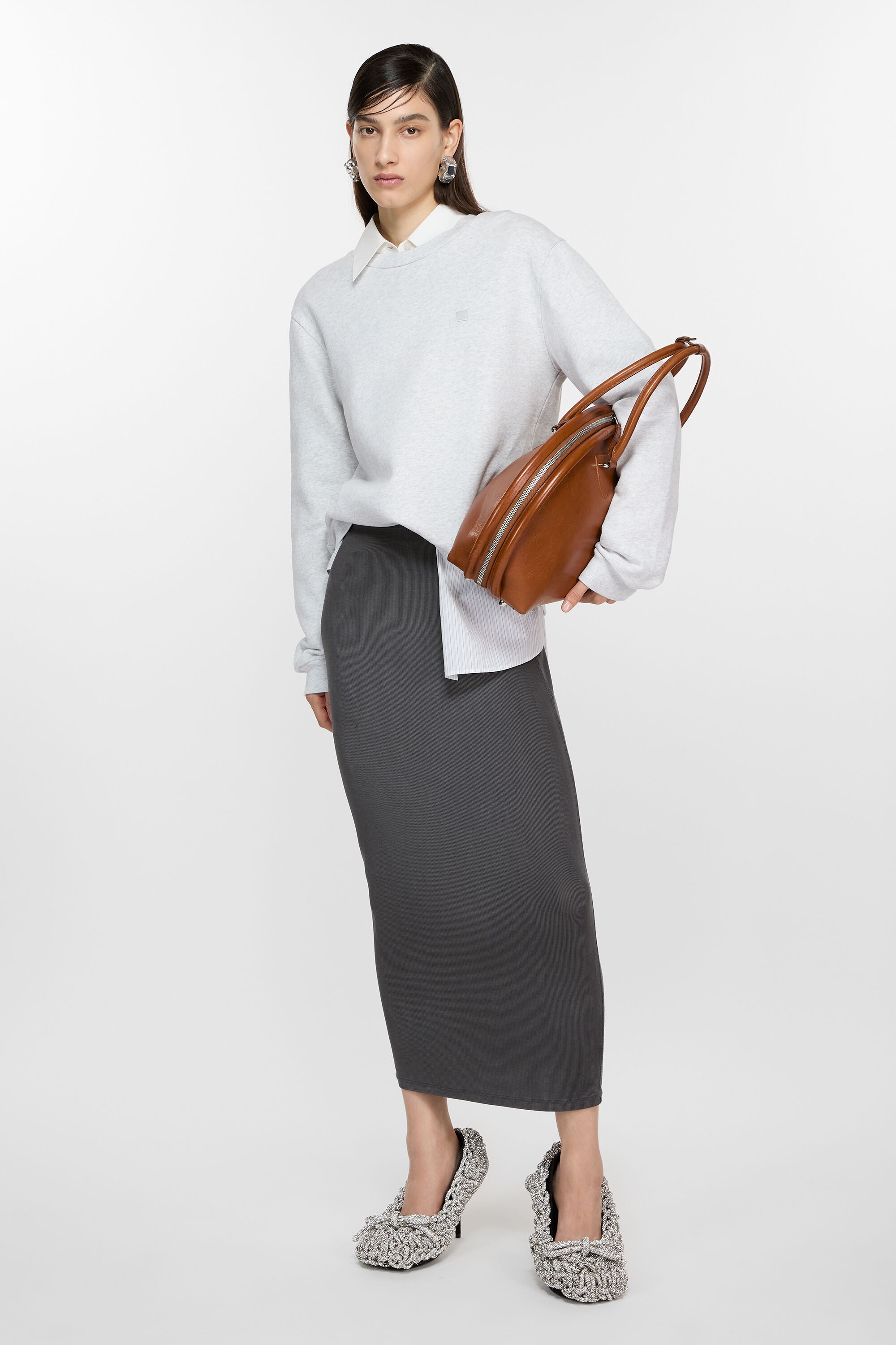 Fitted skirt - Black - 4