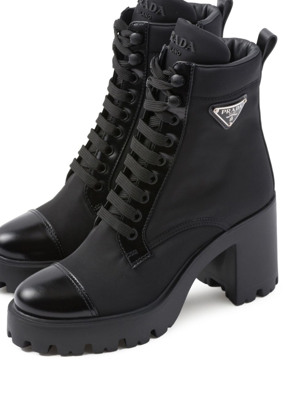 90mm triangle-logo ankle boots - 5