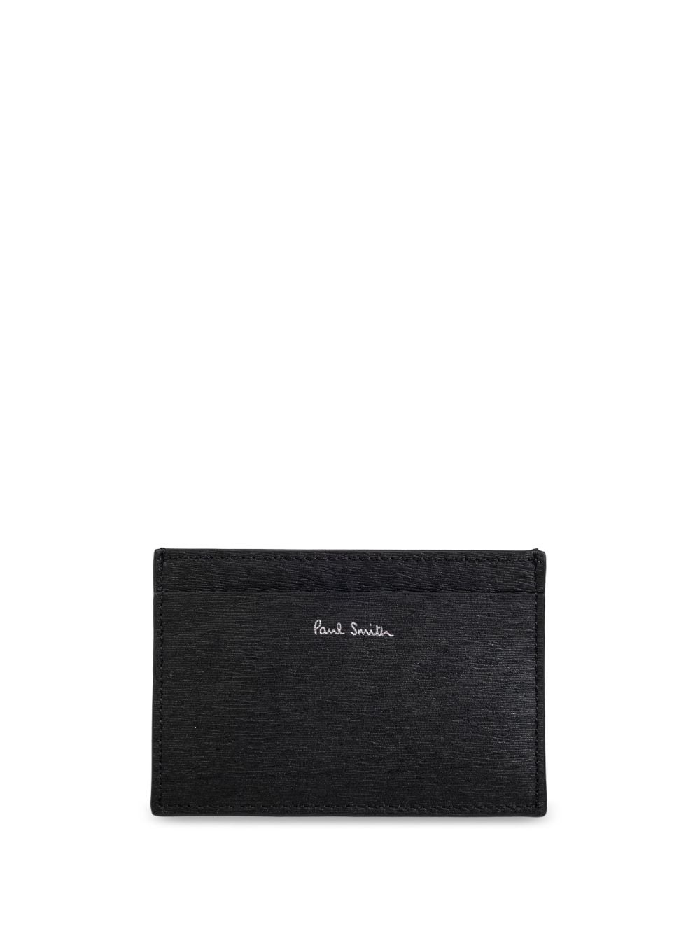 logo-stamp leather cardholder - 1