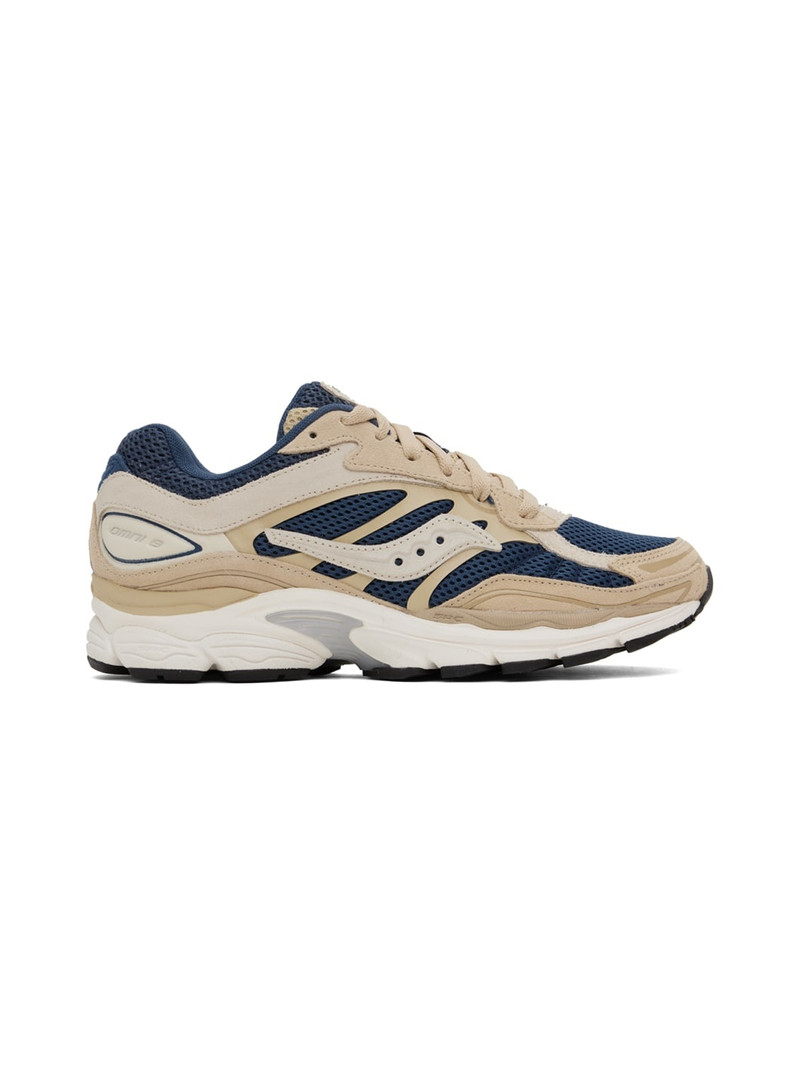 Beige & Navy ProGrid Omni 9 Sneakers 1
