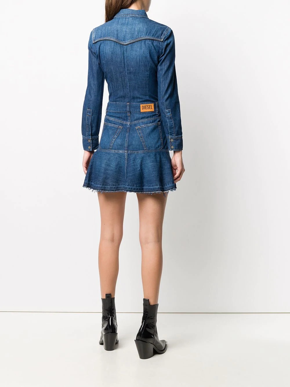 Joana denim mini dress - 4