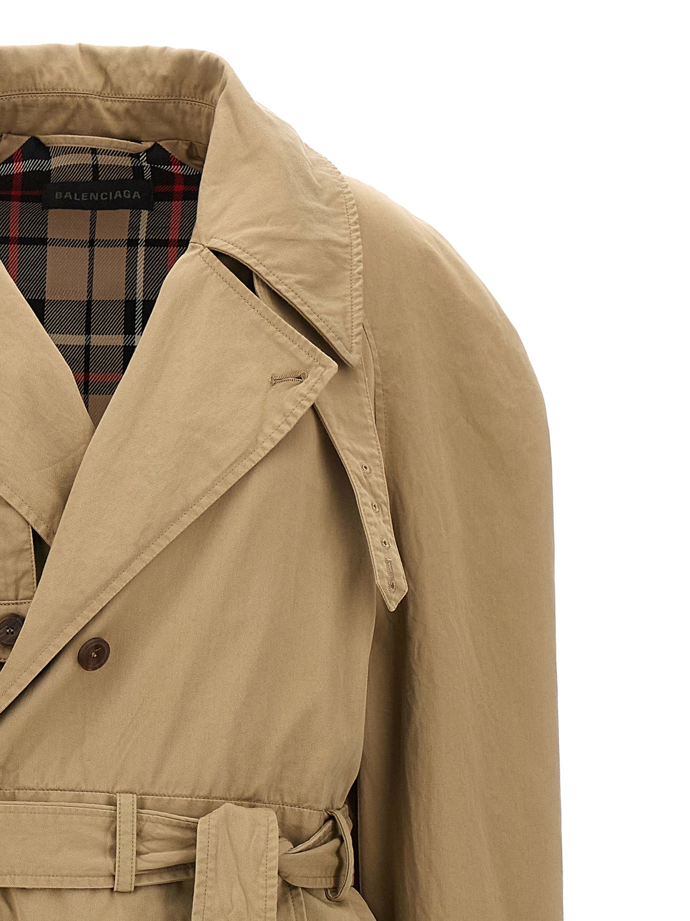コート BALENCIAGA 'Deconstructed' trench coat Beige 769012TBP01 BALENCIAGA 'Deconstructed' trench coat Beige 769012TBP01