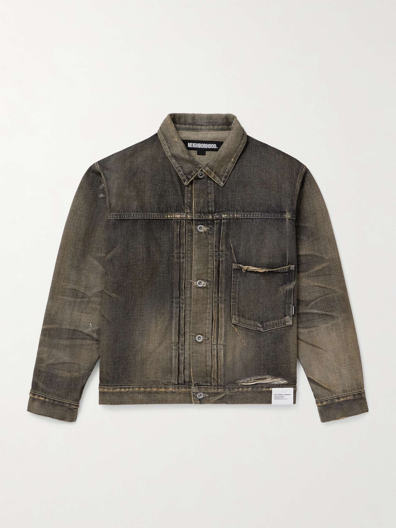 Savage Type-1 Distressed Denim Jacket - 1