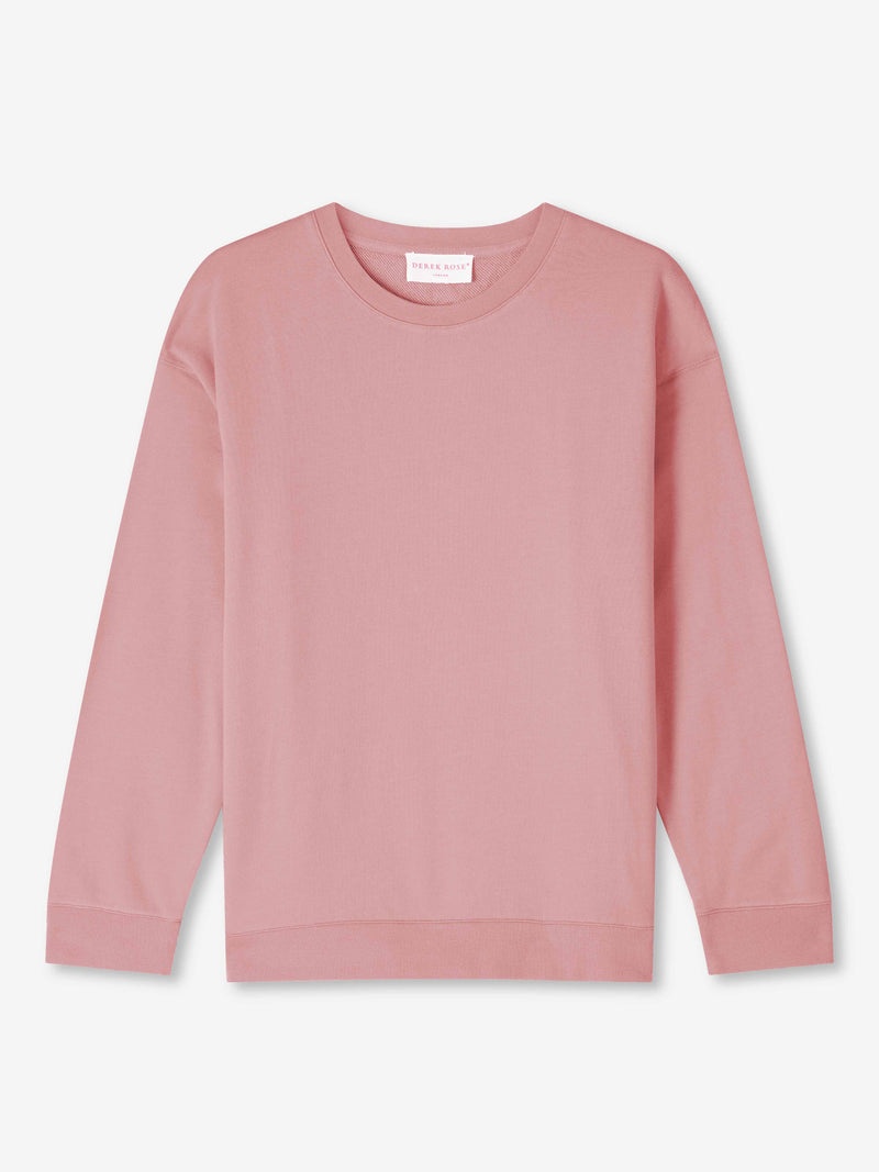 Women's Sweatshirt Quinn Cotton Modal Rose Pink - 1
