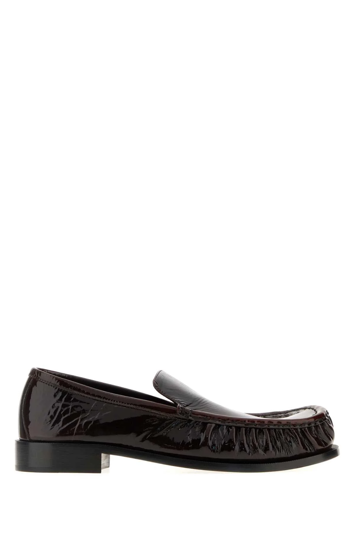 Dries Van Noten Men Chocolate Leather Loafers - 1