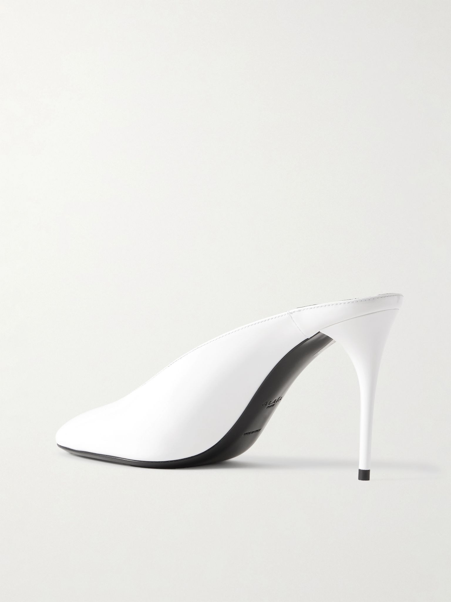 60 patent-leather pumps White - 3