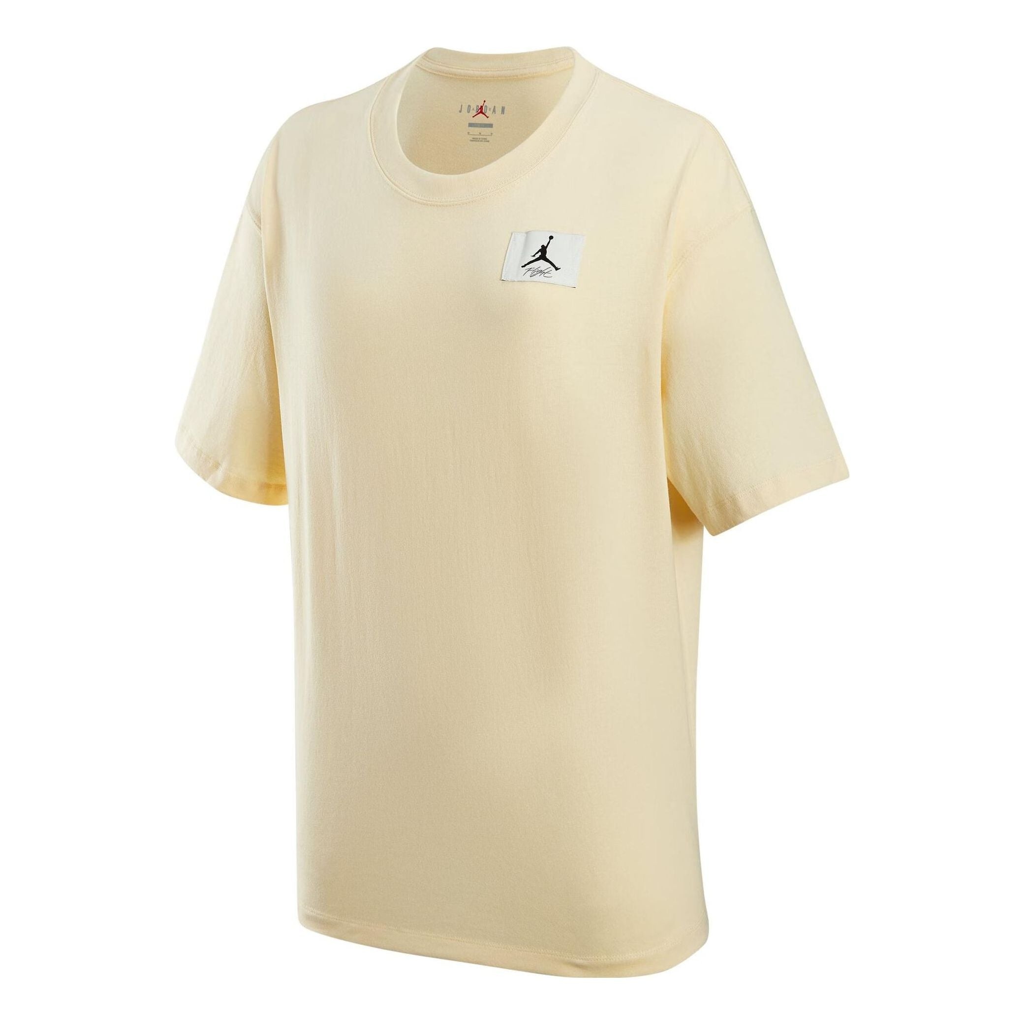 (WMNS) Air Jordan Small Logo T-Shirts 'Cream' FV1133-118 - 1