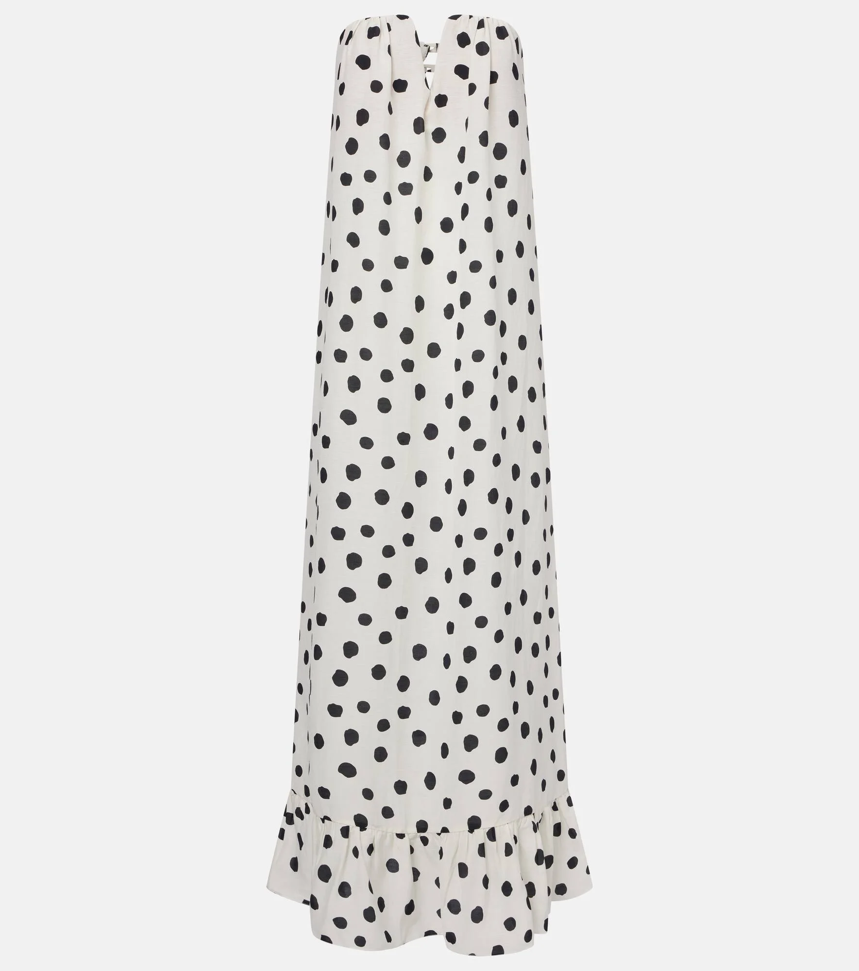 Polka-dot bustier dress - 1