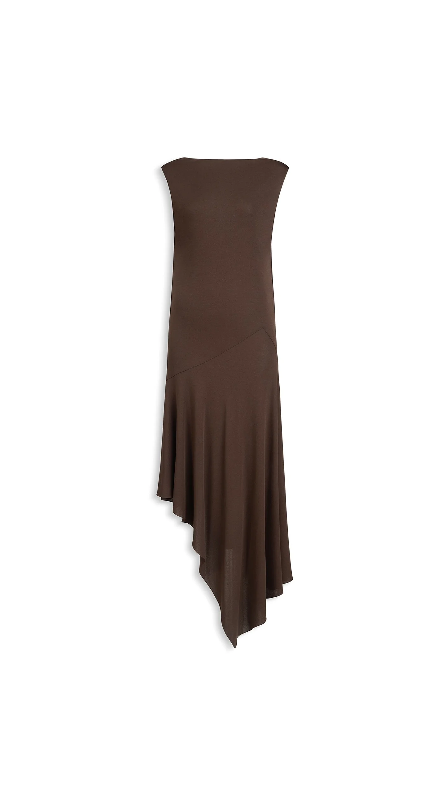 BACKLESS JERSEY CREPE DRESS - 1