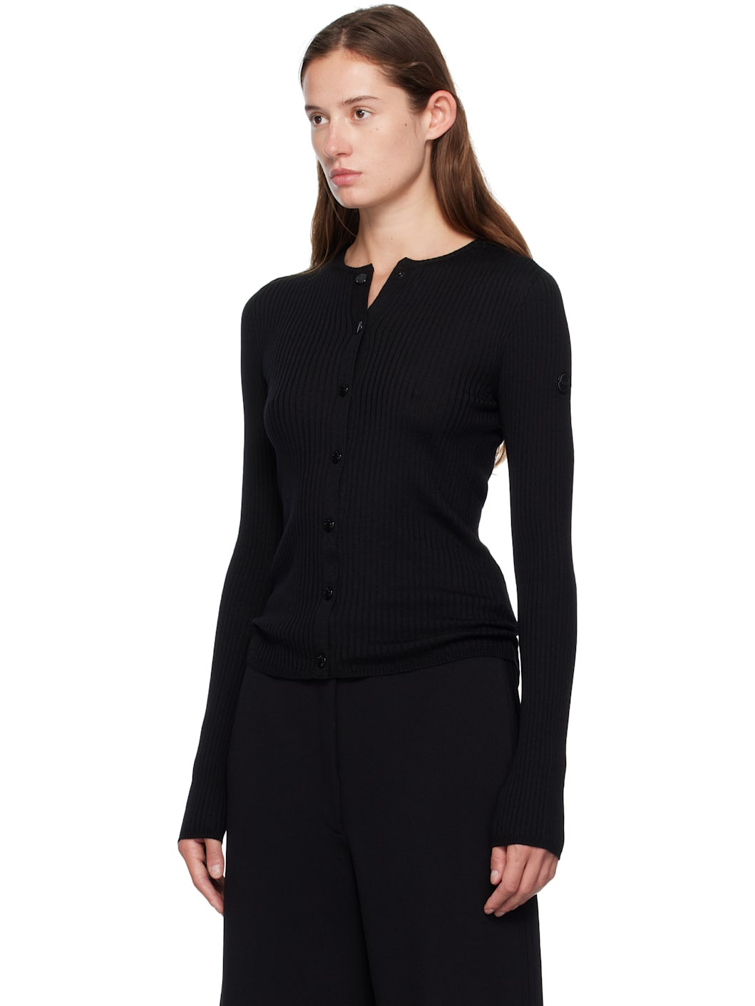 Moncler x EE72 Black Wool Cardigan - 4