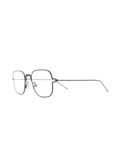 Thom Browne thin squared glasses outlook