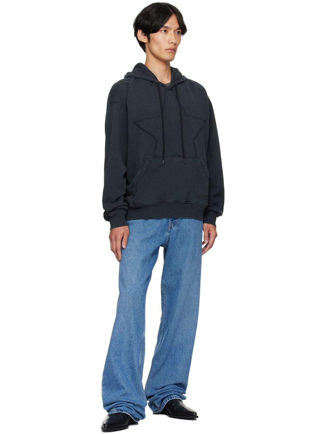 Gray Star Hoodie - 4