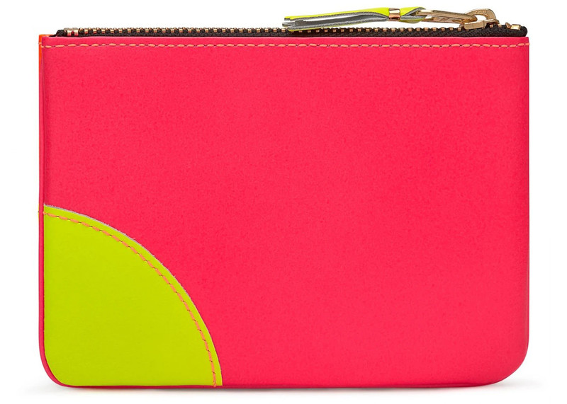 Comme Des Garçons Comme des Garcons SA8100SF New Super Fluo Wallet Orange/Pink outlook