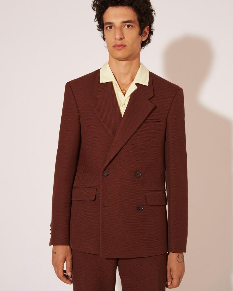 ALVAH - Tweed jacket - Rust 5