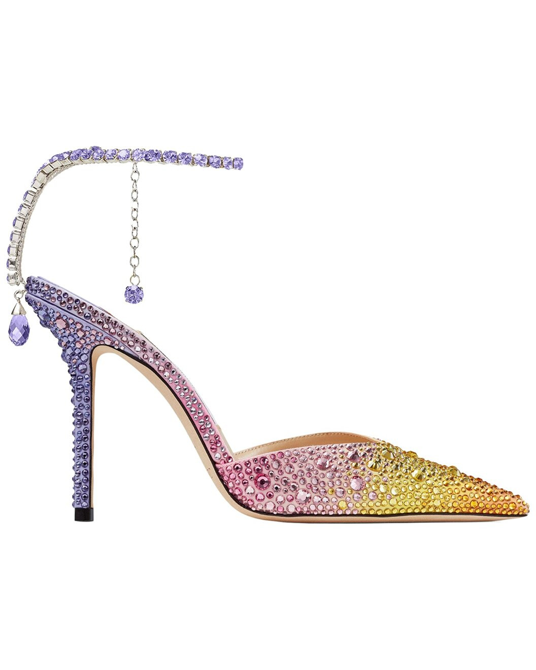 Jimmy Choo Saeda 100 Suede Slingback Pump - 2