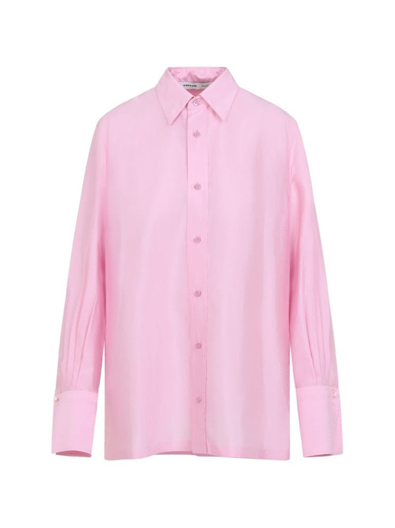 button-up silk shirt 1