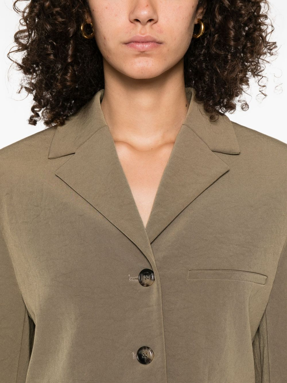 three-button single-breasted blazer - 5