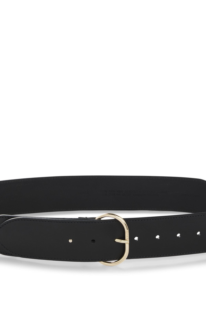 LEATHER BELT WITH GOLD-TONE BUCKLE 4