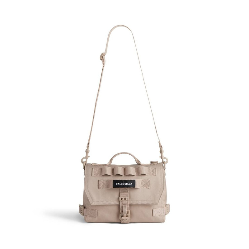 Men's Army Small Messenger Bag  in Beige 5