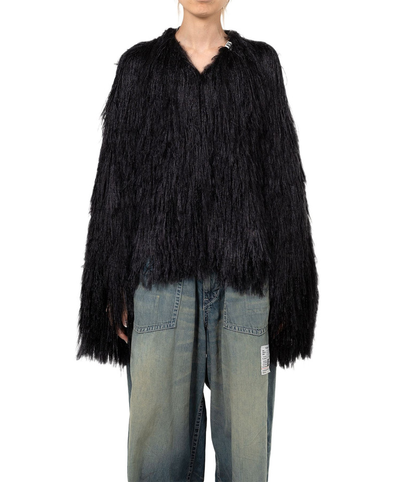 Shaggy Fringe Knit Cardigan 4