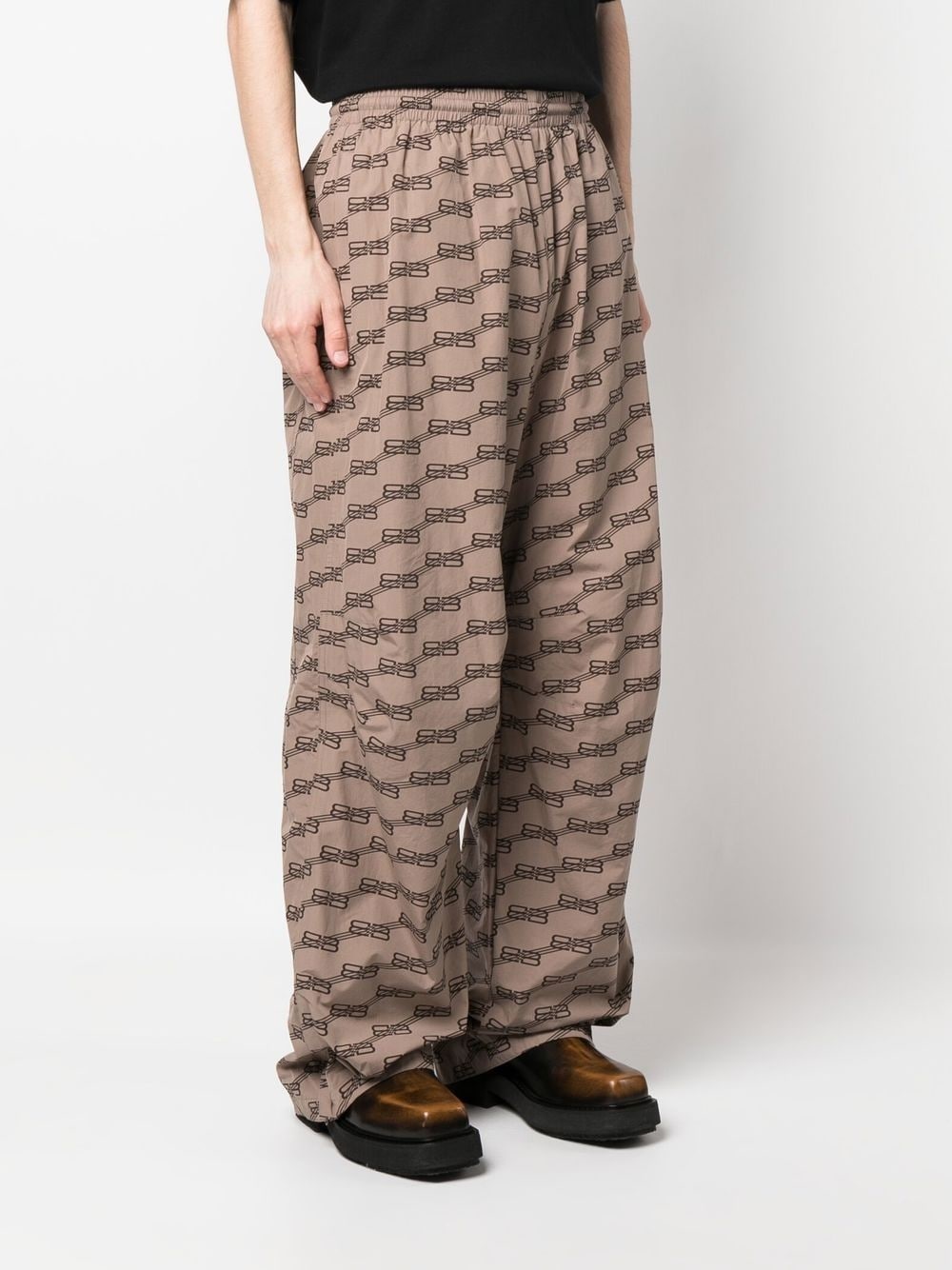 logo-print track pants - 3